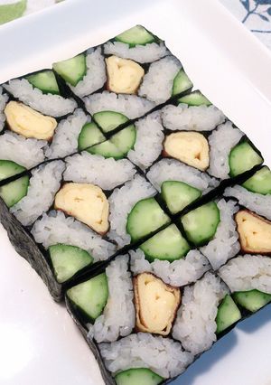 ♪パーティーやおめでたい時に☆飾り寿司♪-レシピのメイン写真