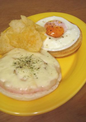 シチューの素で即席クロックムッシュ-レシピのメイン写真