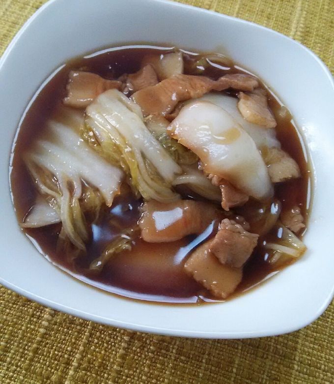 白菜と豚バラの甘酢あんかけ☆-レシピのメイン写真