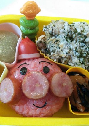 X'masアンパンマン★キャラ弁-レシピのメイン写真