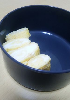 巻きやすい卵1個白だしの出汁巻き卵♪-レシピのメイン写真