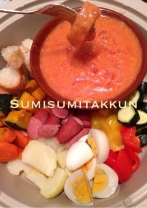 とまらない☆トマミソチーズフォンデュ♡-レシピのメイン写真