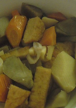 根菜とこんにゃくの煮物-レシピのメイン写真