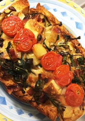 簡単メニュー 食パンdeキッシュ-レシピのメイン写真