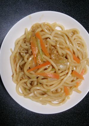 あっさりうまうま♡和風な焼きうどん-レシピのメイン写真
