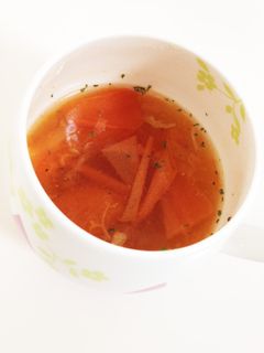 簡単♪生トマトスープ-レシピのメイン写真