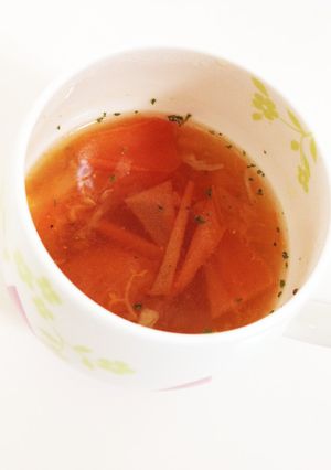 簡単♪生トマトスープ-レシピのメイン写真