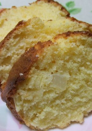 ♪しっとりふわふわ♪ 桃ケーキ-レシピのメイン写真