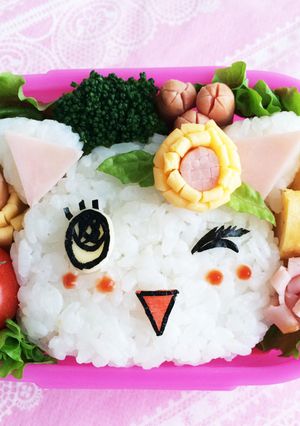 ふにゃっしー♡キャラ弁-レシピのメイン写真