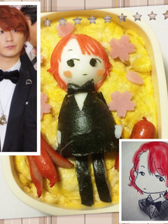 キャラ弁・セカオワ弁当オムライス♪-レシピのメイン写真