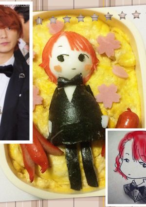 キャラ弁・セカオワ弁当オムライス♪-レシピのメイン写真