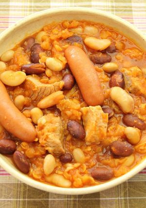 ザンポーネ風豆のトマト煮こみ【天狗缶詰】-レシピのメイン写真
