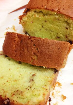*ふわふわ*チョコミントパウンドケーキ*-レシピのメイン写真