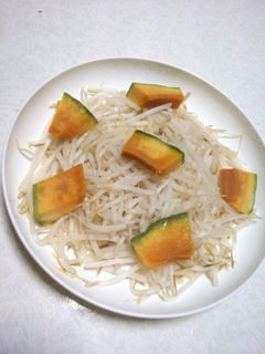 もやしかぼちゃサラダ-レシピのメイン写真