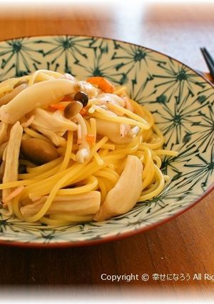 ワンポットパスタ★和風キノコスパゲッティ-レシピのメイン写真