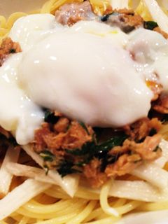 長芋サクサクツナパスタ-レシピのメイン写真