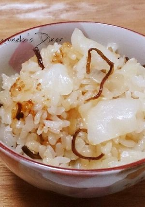 生姜＆塩昆布＊キャベツの炊き込みご飯-レシピのメイン写真