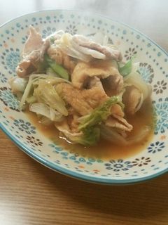白菜と油揚げの煮物-レシピのメイン写真