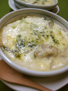 あつあつ!牡蠣のグラタン-レシピのメイン写真