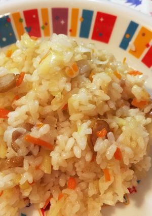 チーズ&ポテト炒飯-レシピのメイン写真
