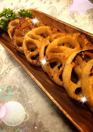 レンコンの香ばしからし焼き-レシピのメイン写真