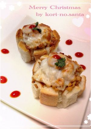 在庫の食パンでミートパイ風♡トースター焼-レシピのメイン写真