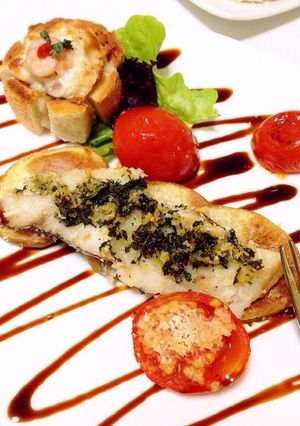 白身魚のパセリバターパン粉焼♡トースター-レシピのメイン写真