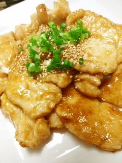 鶏胸肉の生姜照り焼き-レシピのメイン写真
