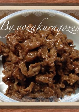 超簡単♡牛肉しぐれ-レシピのメイン写真