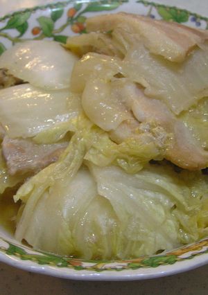 保温鍋で白菜と豚バラ煮-レシピのメイン写真