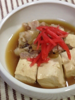 豚バラで簡単肉豆腐-レシピのメイン写真