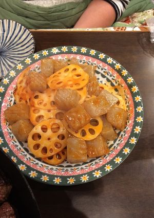 ピリ辛！こんにゃくと蓮根の炒め物-レシピのメイン写真