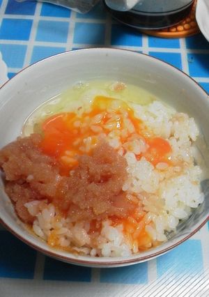 卵かけご飯with辛子明太子-レシピのメイン写真
