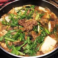 野菜たっぷりすき焼き-レシピのメイン写真