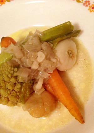 ホタテと野菜の蒸し物-レシピのメイン写真