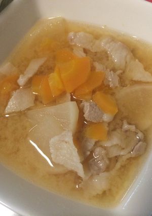 あっさり、食べやすい豚汁-レシピのメイン写真
