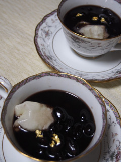 塩麹甘煮黒豆で♪黒豆ぜんざい-レシピのメイン写真