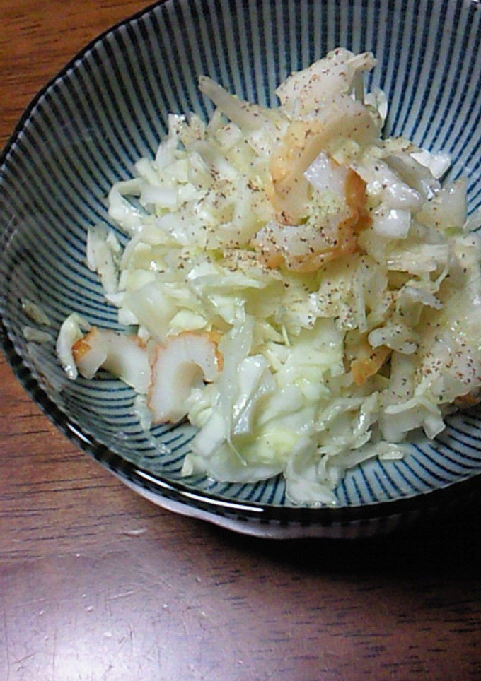 竹輪とキャベツの簡単和え物-レシピのメイン写真