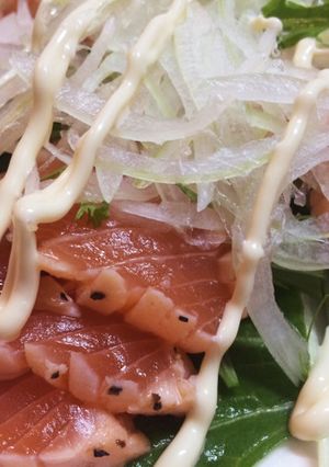サーモンの炙り♡お寿司屋さんのネタの味♪-レシピのメイン写真