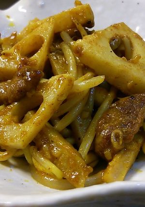 牛カルビのカレー炒め♪-レシピのメイン写真