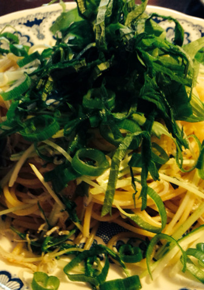 とっても簡単！しらすと水菜の和風パスタ-レシピのメイン写真