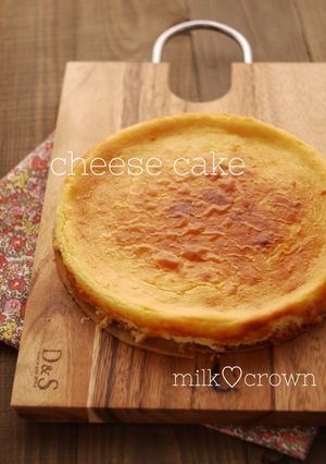 簡単ベイクドチーズケーキ-レシピのメイン写真