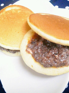 ホットケーキmixでどら焼き風あんバター-レシピのメイン写真
