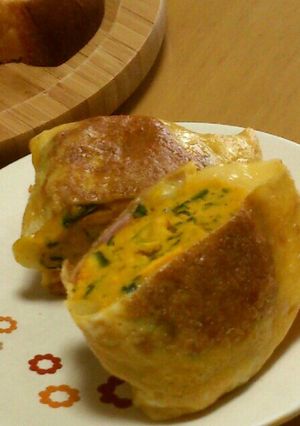 卵でチーズinかぼサラ巻き-レシピのメイン写真