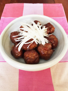 簡単!豚ひき肉で!肉だんごの甘酢あんかけ-レシピのメイン写真
