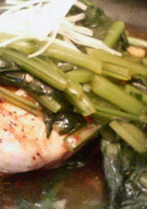 やわらかチキンソテーの青菜あんかけ-レシピのメイン写真