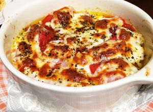 トマトのモッツァレラチーズ焼き-レシピのメイン写真