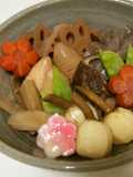おせちに、炊き合わせ