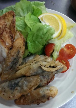 牡蠣餃子揚げ♪ まるごと1個うまっ-レシピのメイン写真