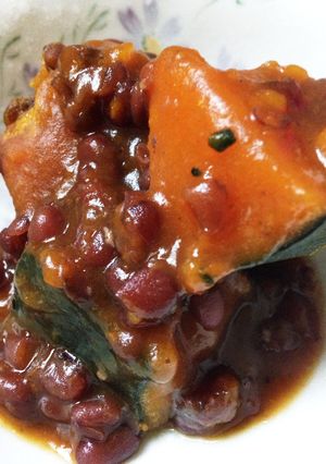 冬至です。南瓜のいとこ煮-レシピのメイン写真
